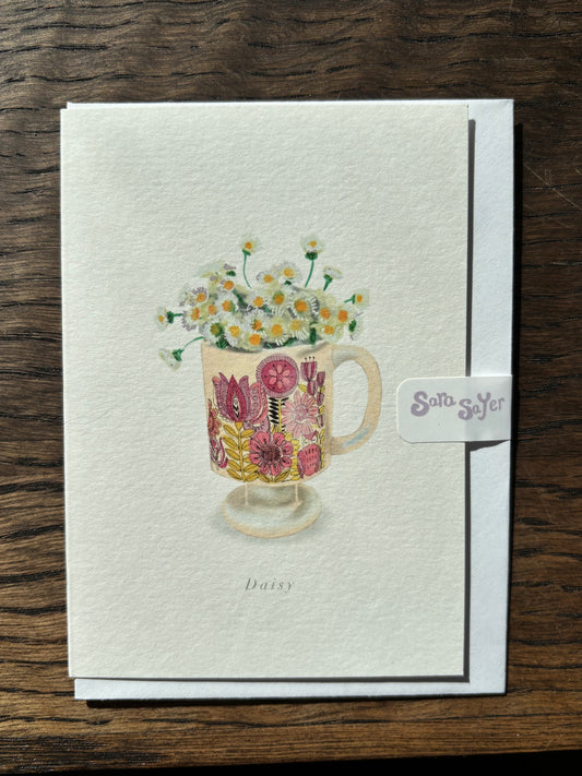 Daisy Mini Card by Sara Sayer