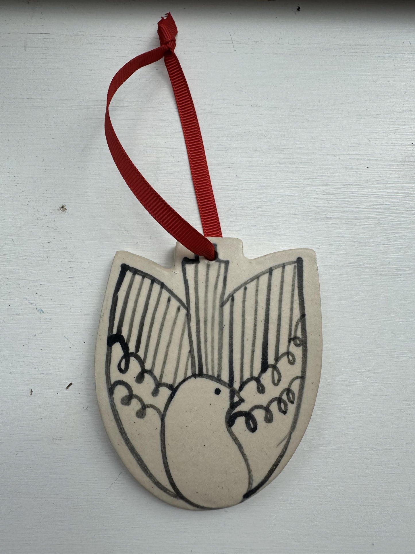 Festive Bird Ornaments by Hello Shan Studio