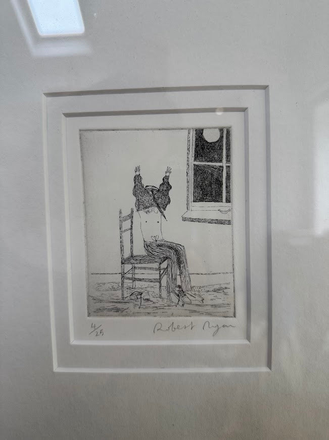 Dressing for School (Framed) by Rob Ryan