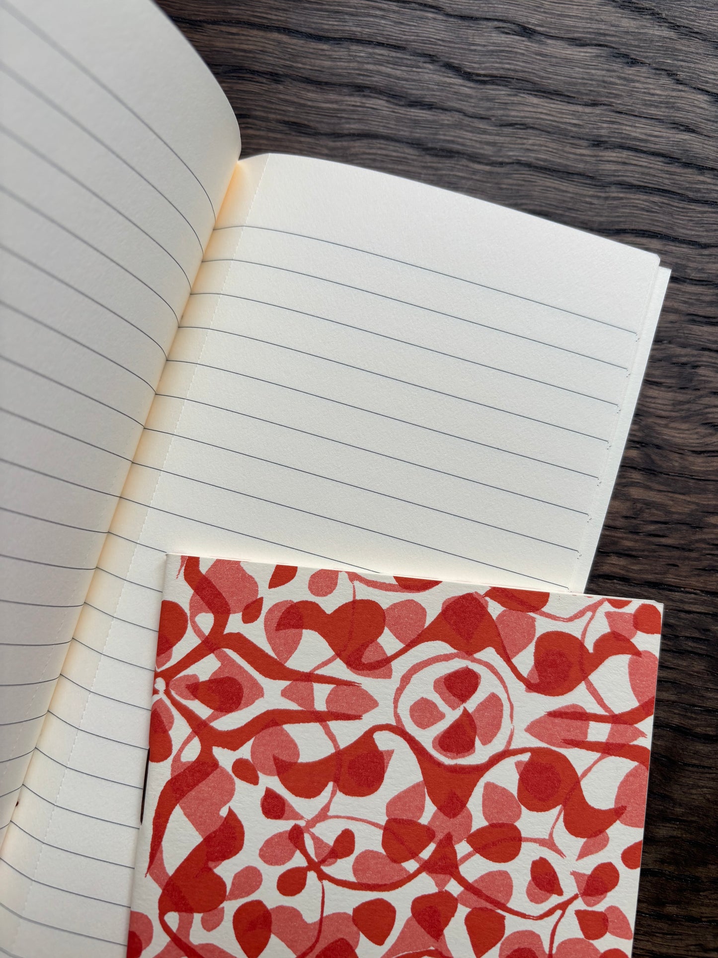 Very Slim List Book by Cambridge Imprint (Dappled Red)