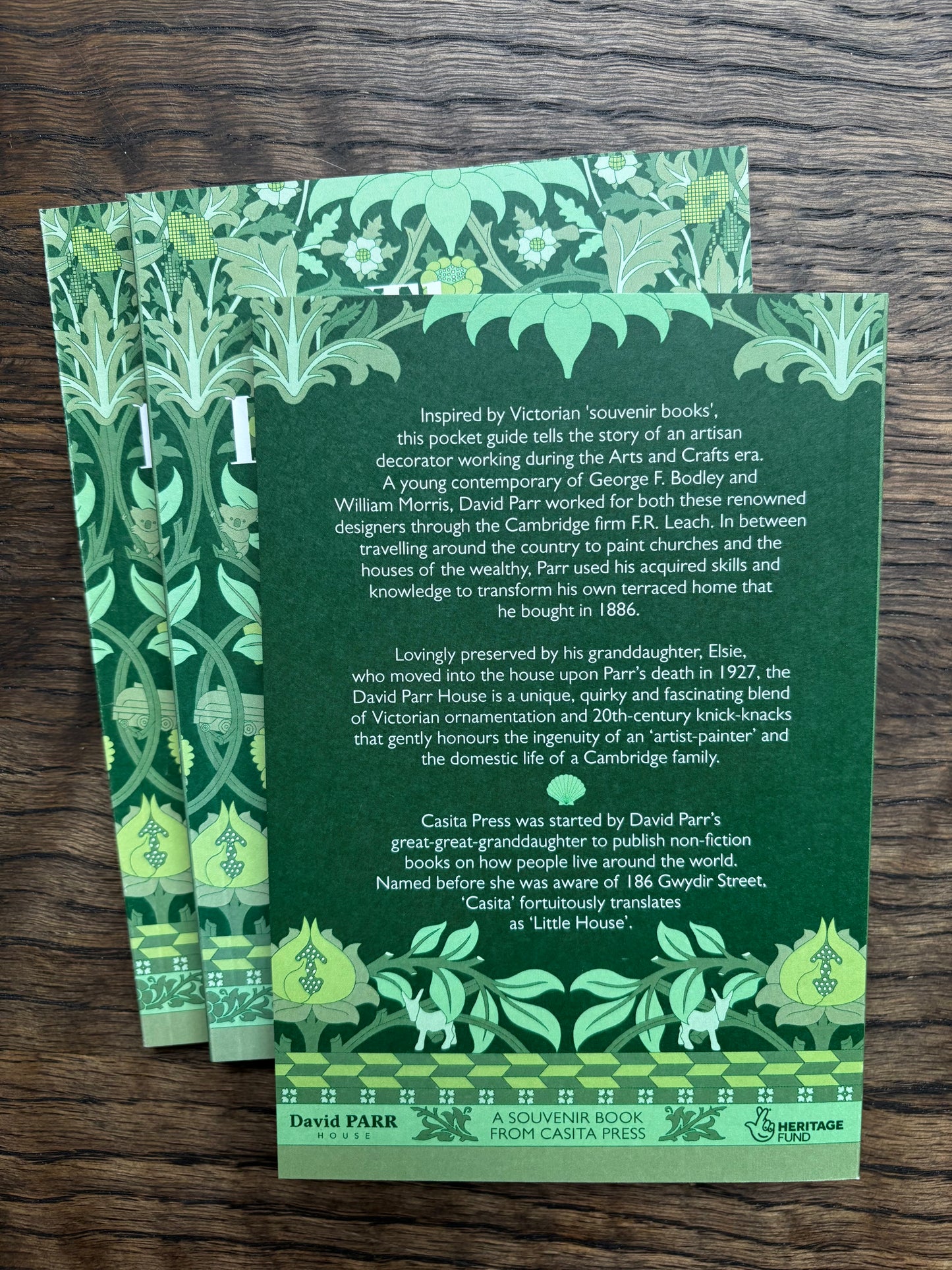 David Parr House Souvenir Book