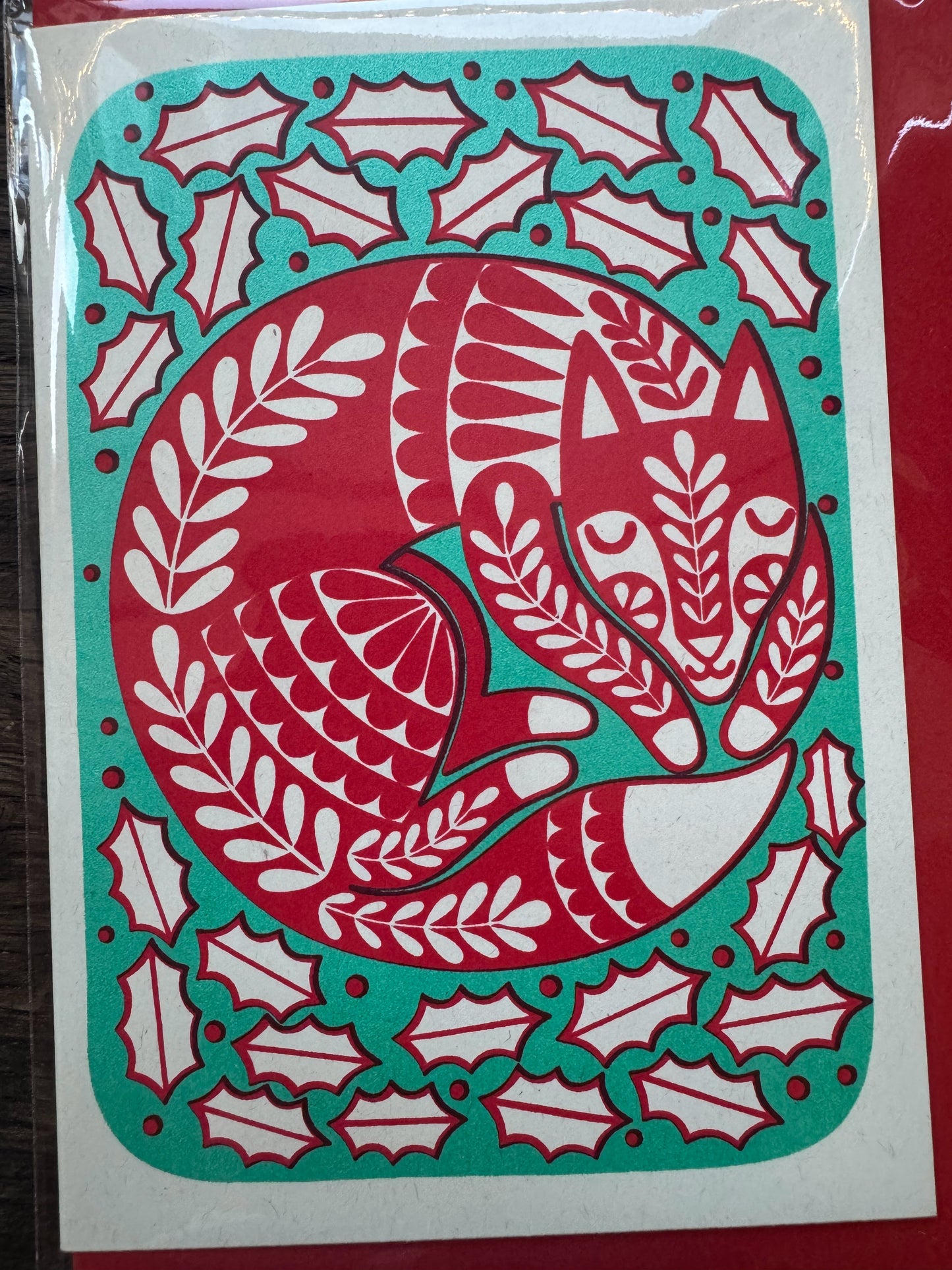 Winter Fox Card by Karoline Rerrie