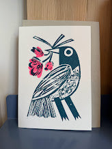 Birdy Dance Card von Lisa Stubbs