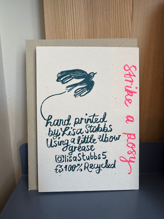 Birdy Dance Card von Lisa Stubbs
