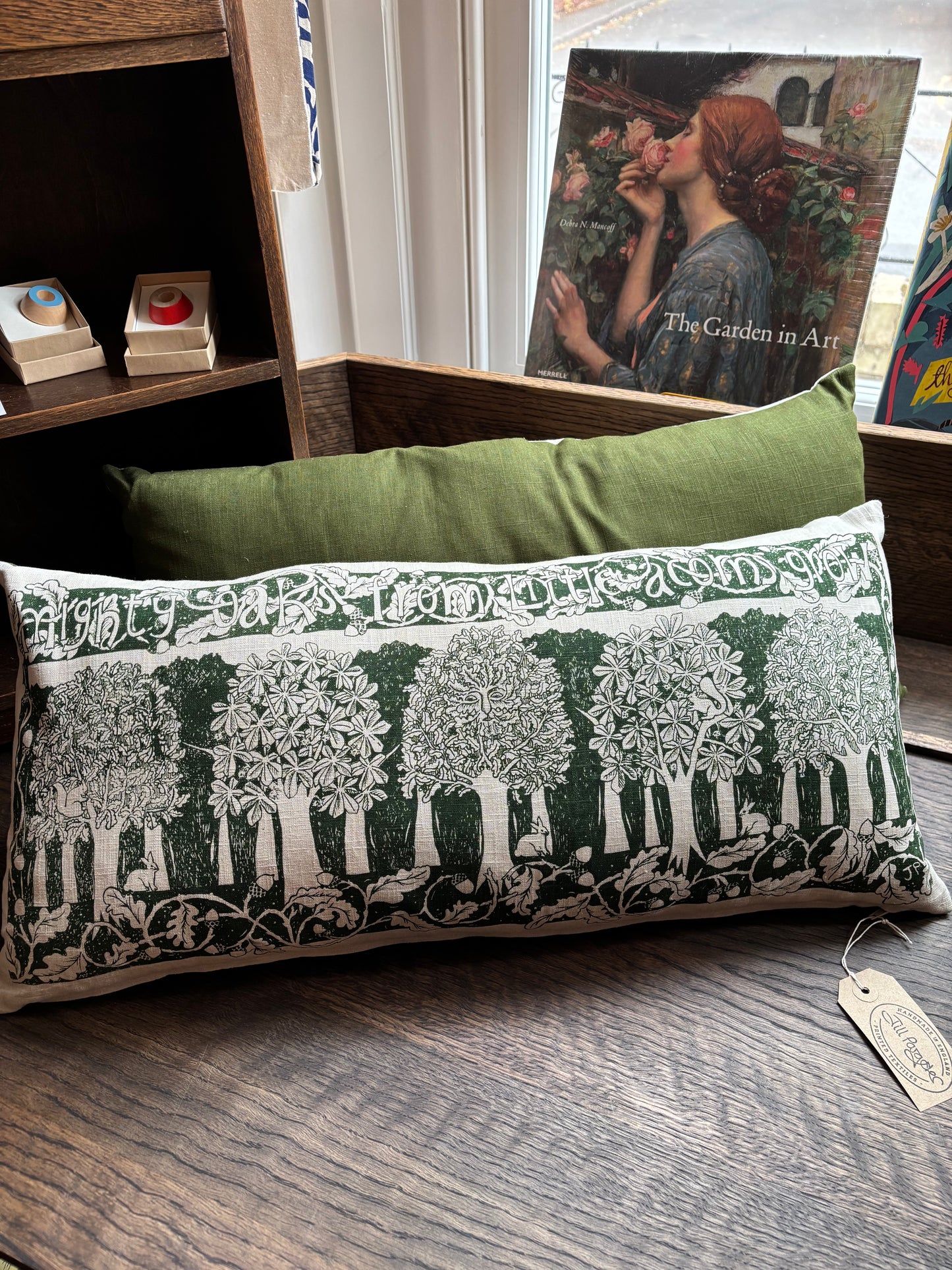 Jill Pargeter Oakwood Rectangular Linen Cushion