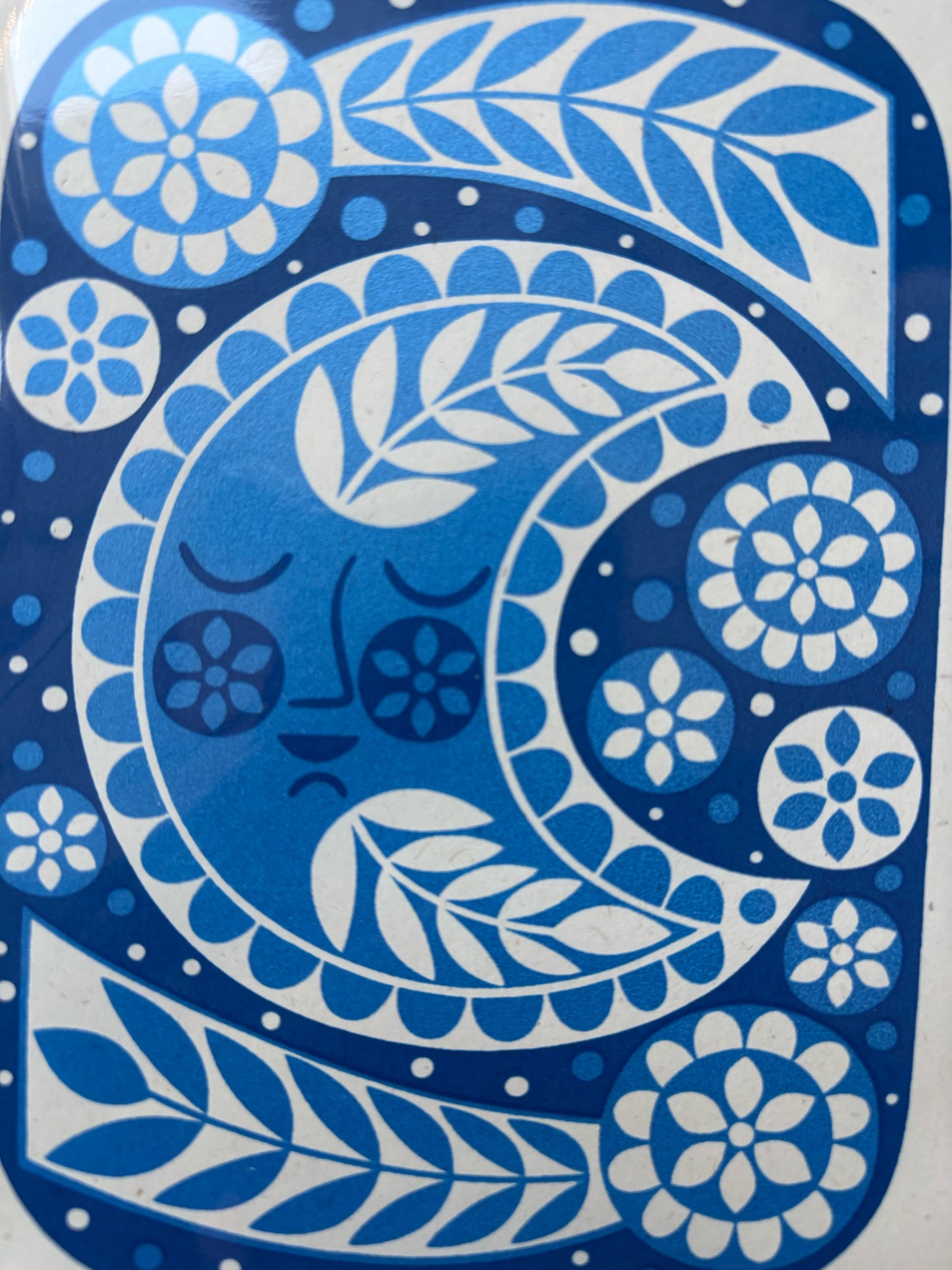 Winter Moon Card by Karoline Rerrie