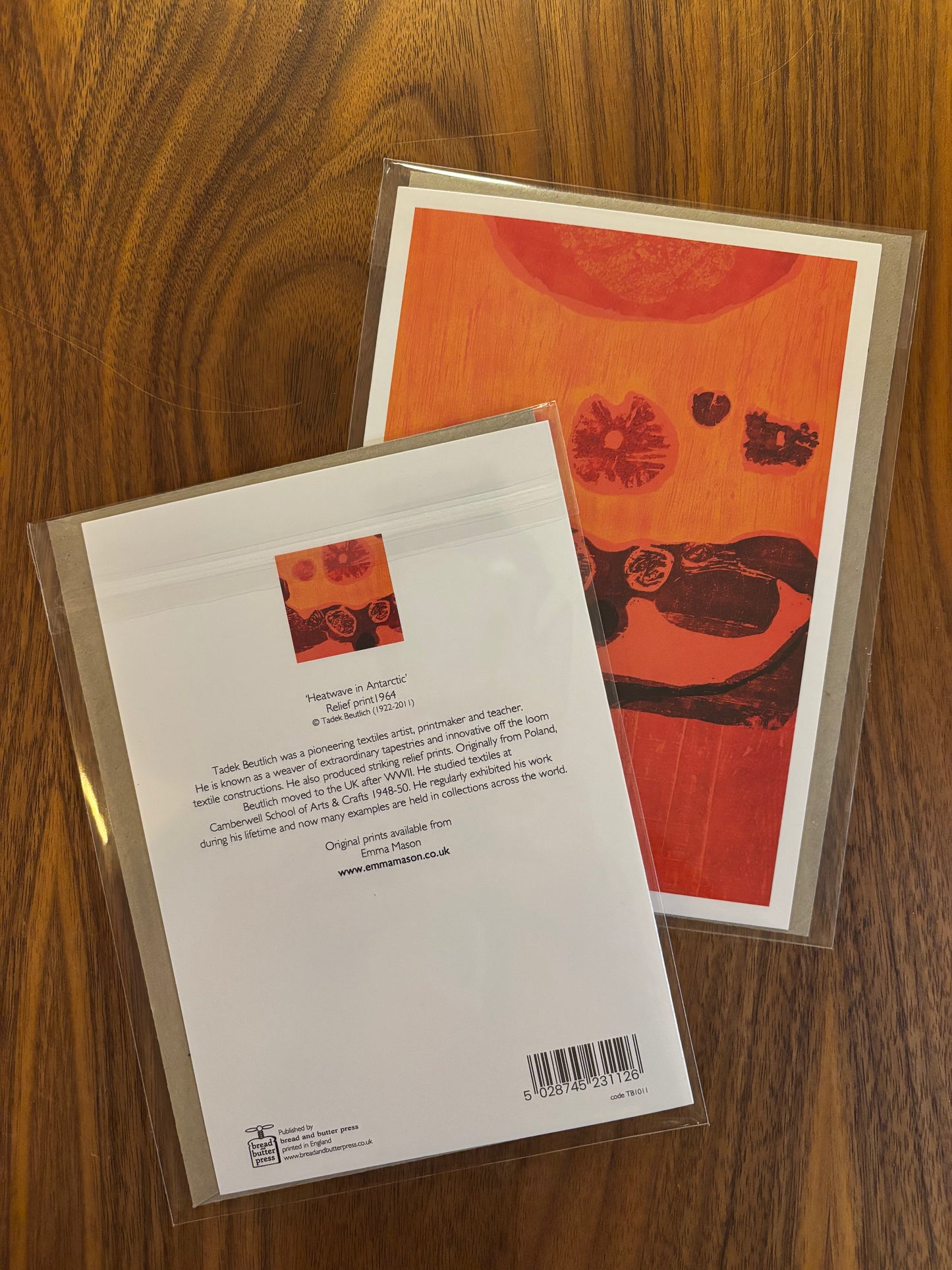 Heatwave in Antarctic Card by Tadek Beutlich