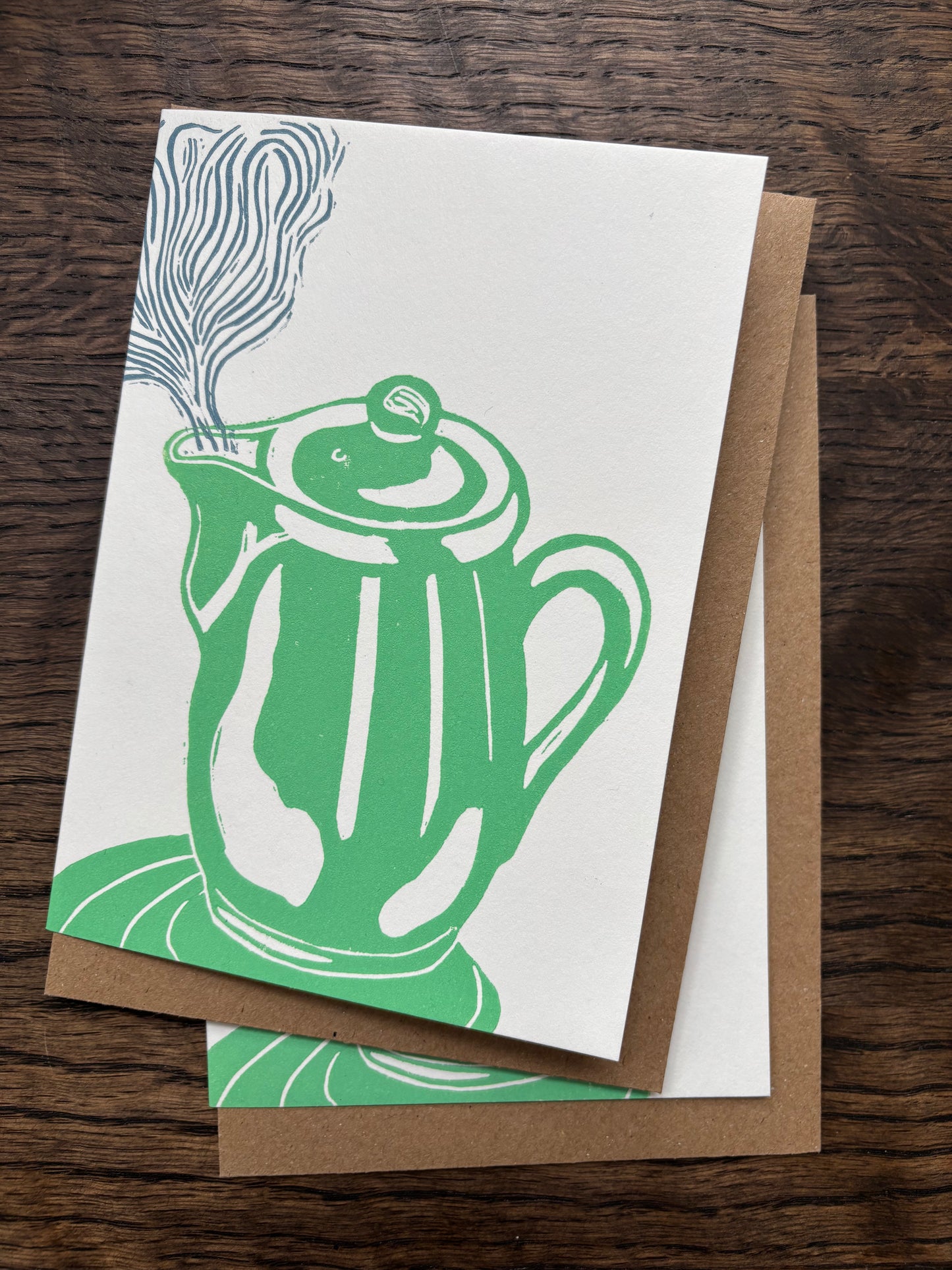 Coffee Pot Card by Sarah Vigliotti