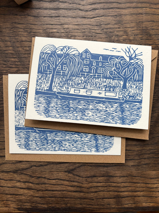 House Boat Card by Sarah Vigliotti