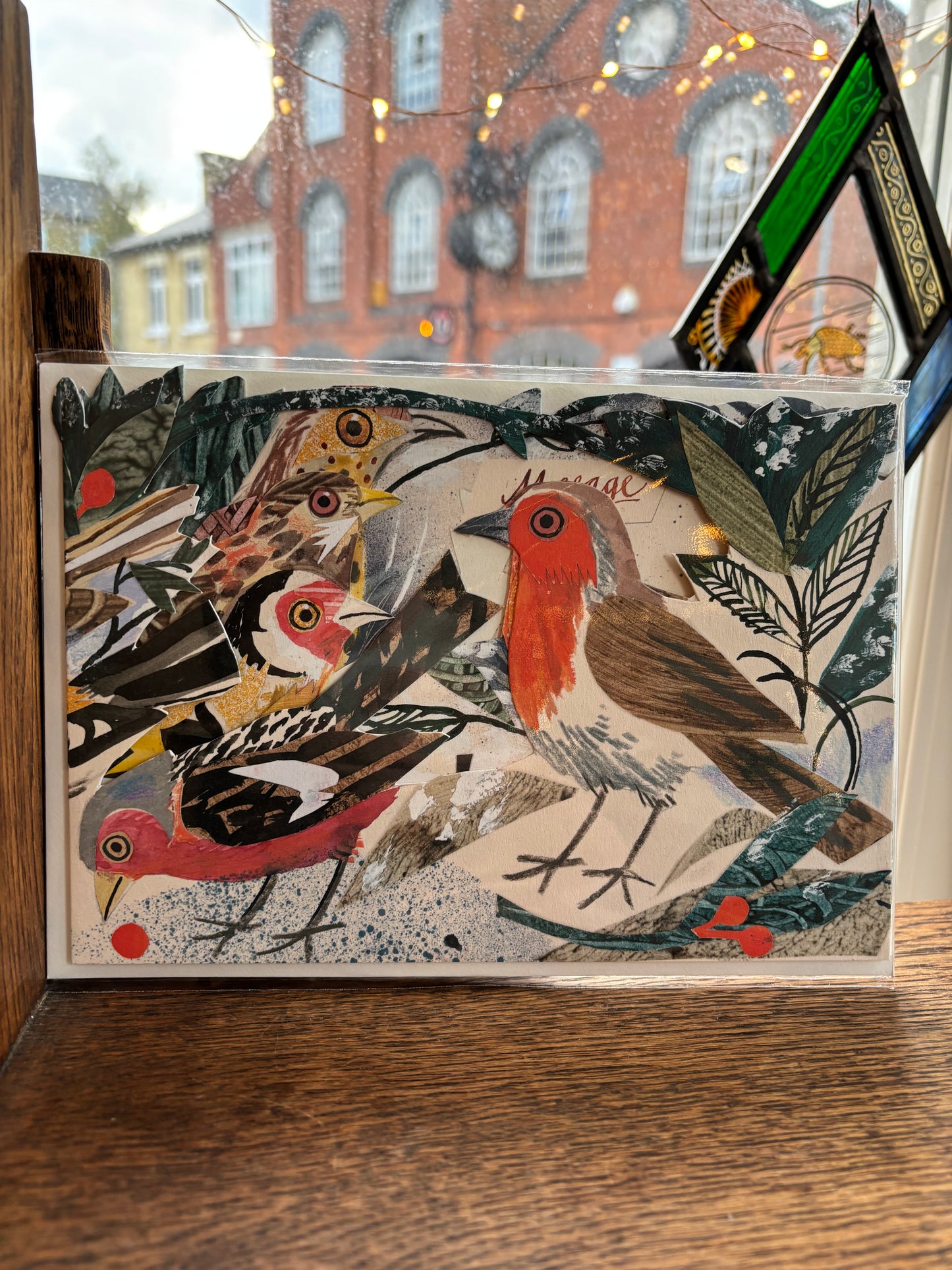 Winter Feast Pop-up-Grußkarte von Mark Hearld