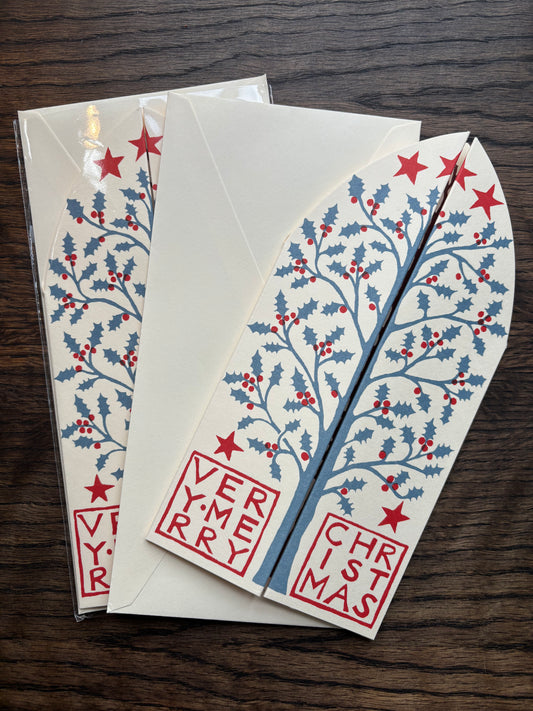 Winter Trees Triptych Card by Cambridge Imprint