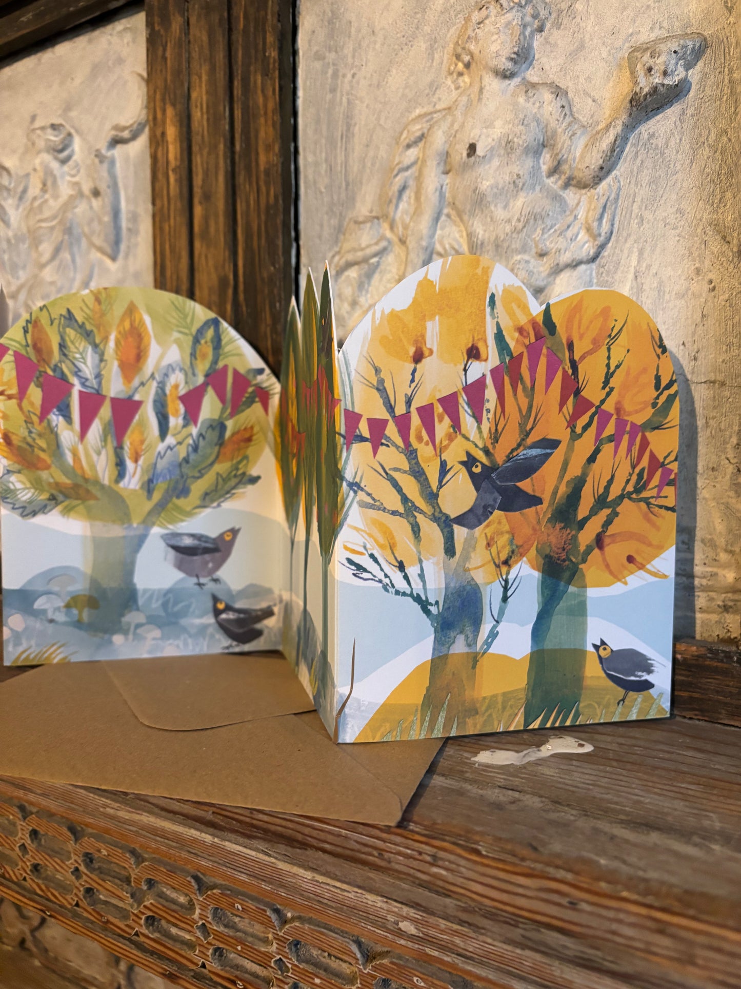 Happy Forest Card by Esther Kent