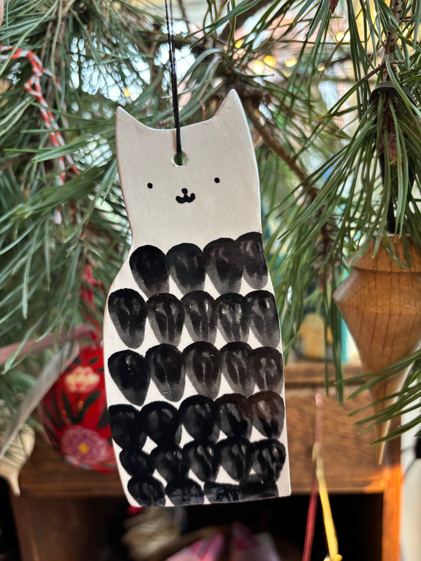 Cat Ornament by Alex Sickling