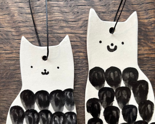 Cat Ornament by Alex Sickling