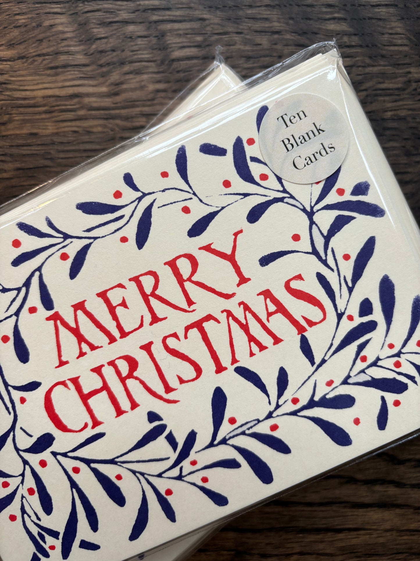 Merry Christmas Cards by Cambridge Imprint (Pack of Six)