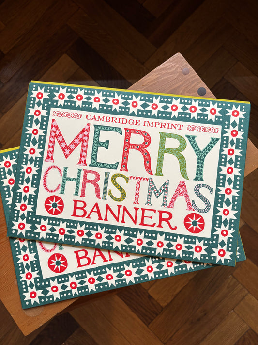 Merry Christmas Banner by Cambridge Imprint