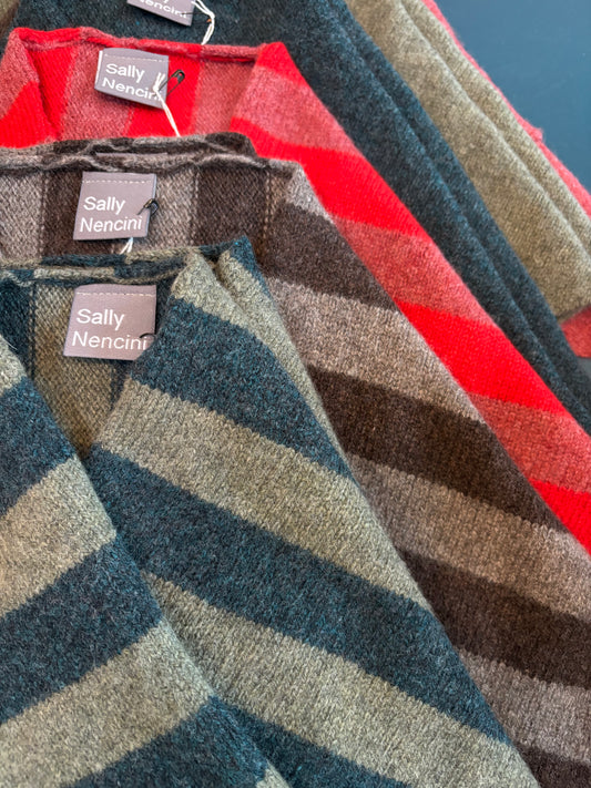 Lambswool Triangle Neck Scarf by Sally Nencini