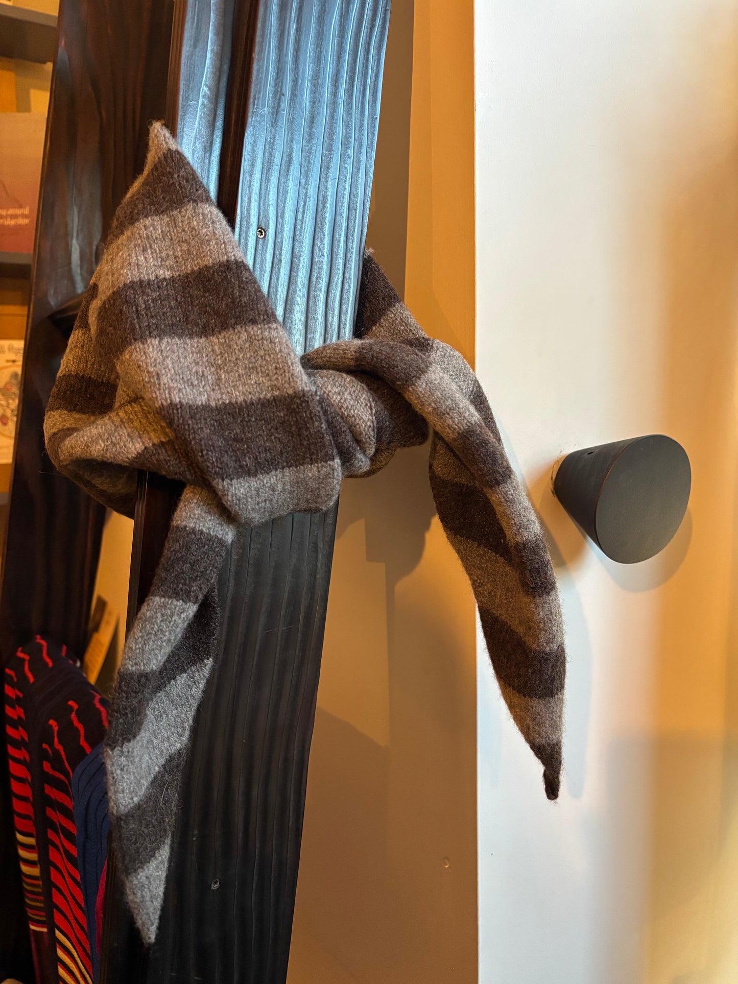 Lambswool Triangle Neck Scarf by Sally Nencini