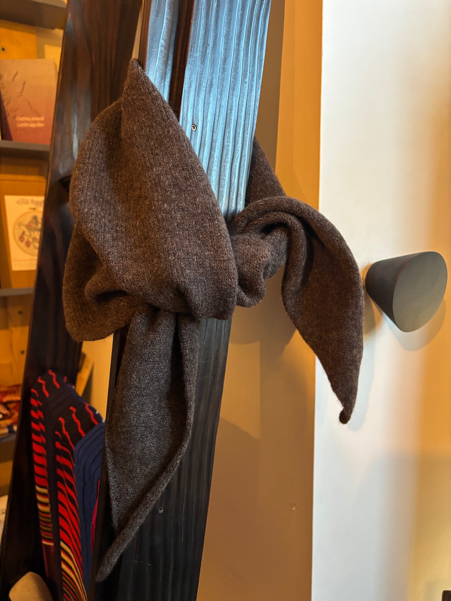 Lambswool Triangle Neck Scarf by Sally Nencini