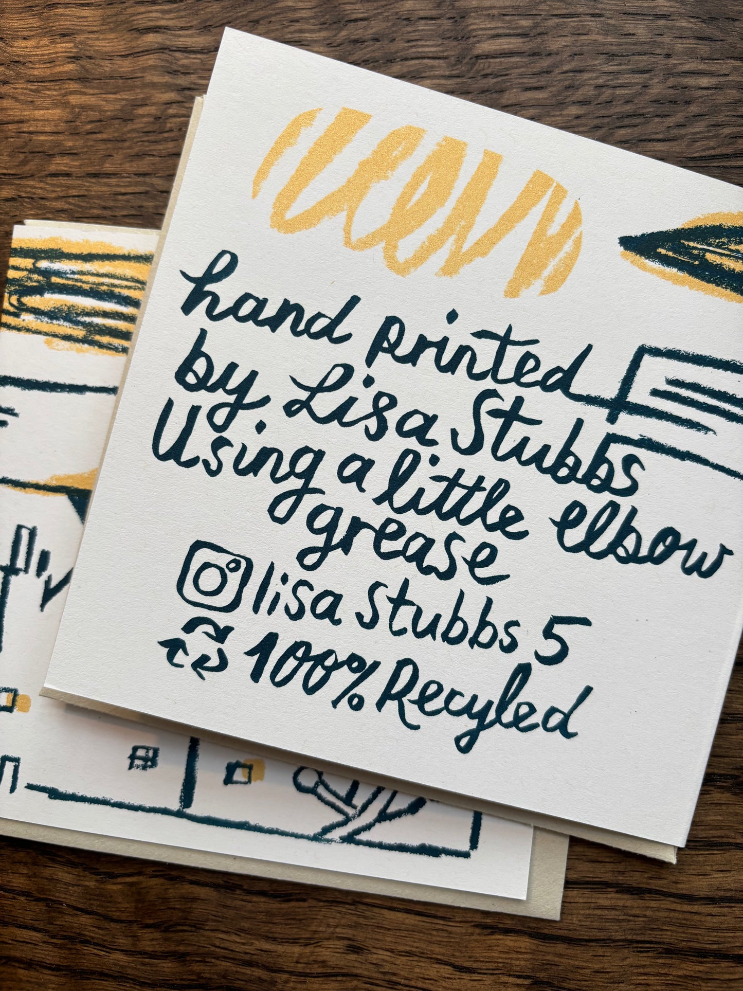 Over the Rooftop Card by Lisa Stubbs