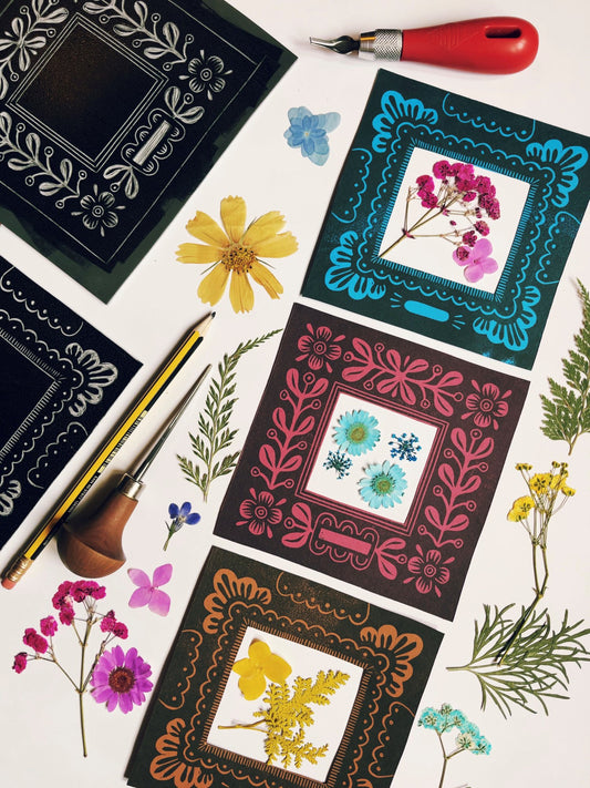 Lino Block-Printed Frames with Nastasha Boyce