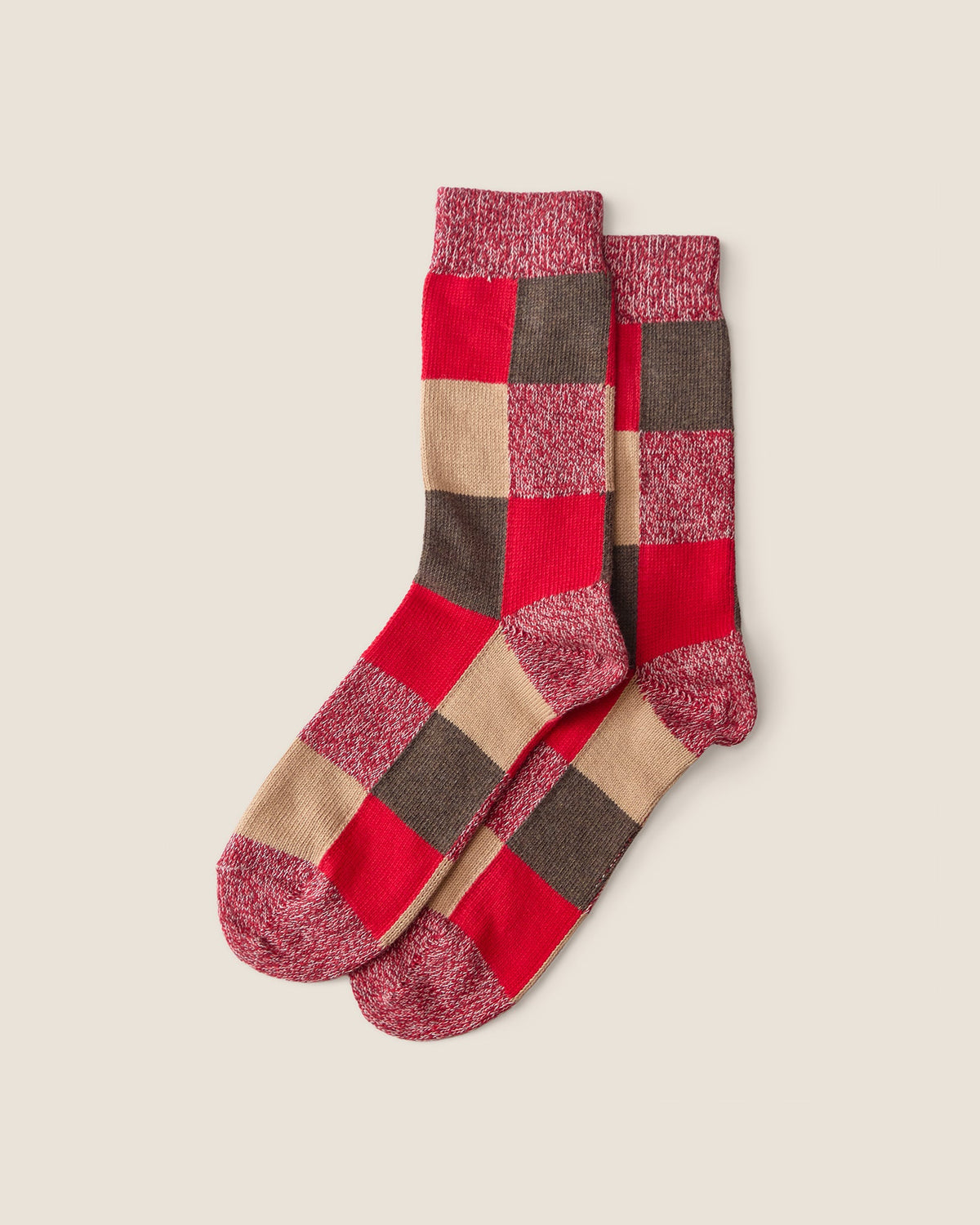 Baumwollsocken von Rove (EU 37-41) | Patchwork Orange