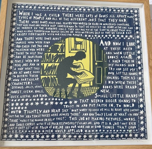 When I Was A Child (Framed) by Rob Ryan