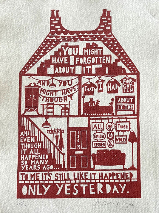 Limited Edition Screenprint by Rob Ryan