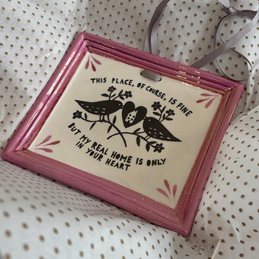 Rob Ryan x Sussex Lustreware Wall Plate