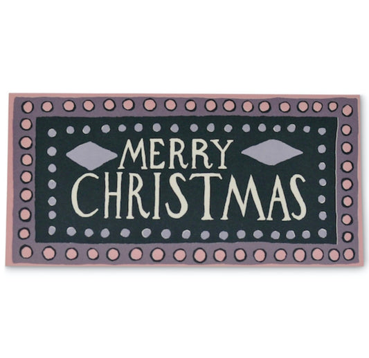 Merry Christmas Charleston Pink Card Pack by Cambridge Imprint - (Pack of Six)