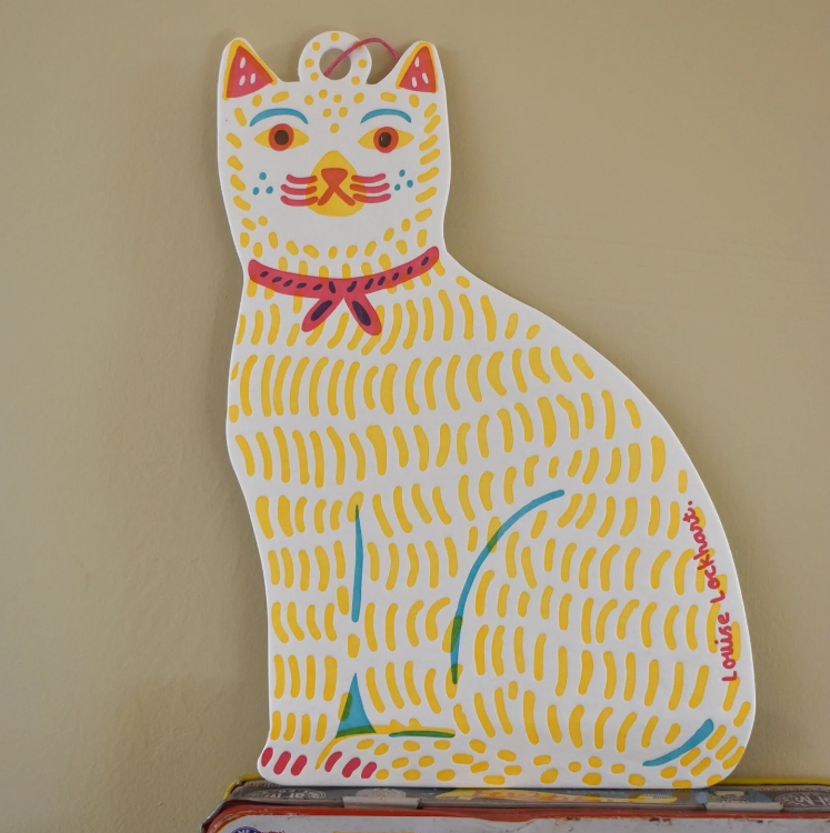 Letterpress Cat Decoration