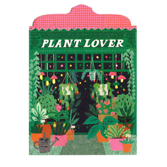 Plant Lover Die Cut Card