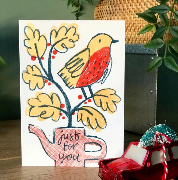 Christmas Just for You Card by Lisa Stubbs