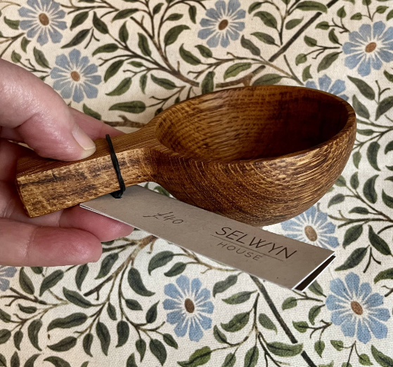 Flour Scoop in Brown Oak by Selwyn House