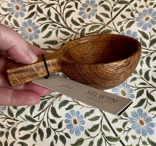 Flour Scoop in Brown Oak by Selwyn House