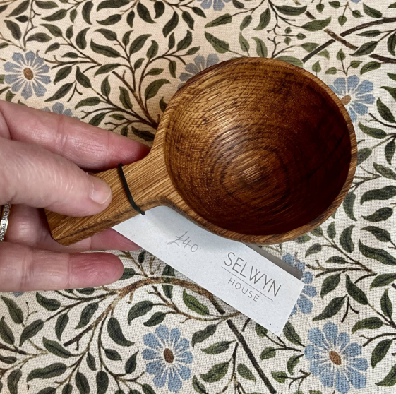 Flour Scoop in Brown Oak by Selwyn House