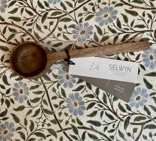 Coffee scoop in walnut by Selwyn House