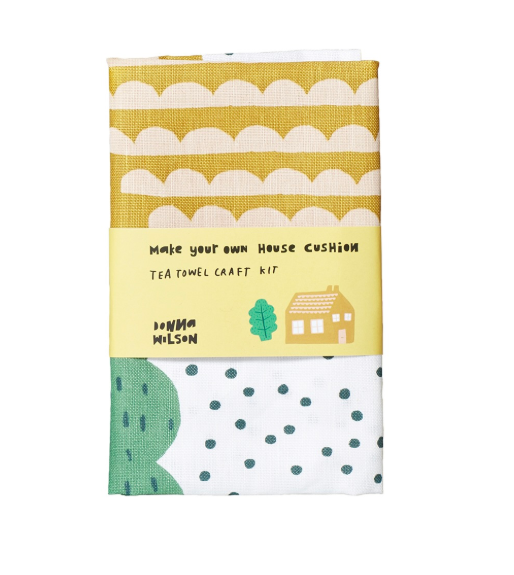 House Tea Towel Craft Kit by Donna Wilson