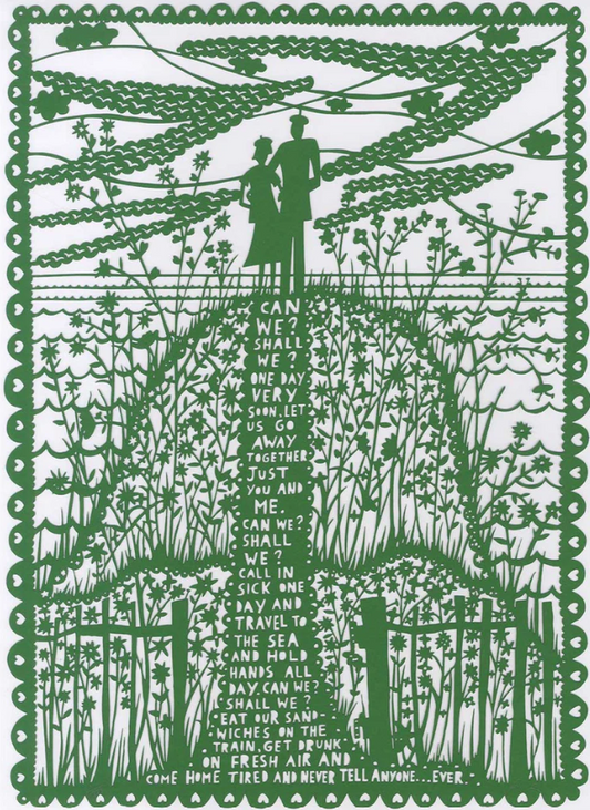 Can We? Shall We? (Unframed) by Rob Ryan