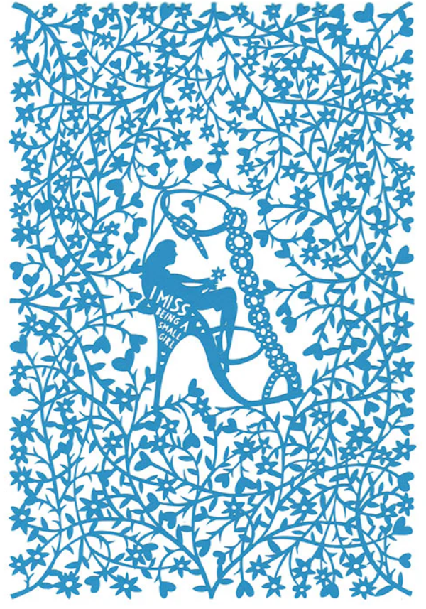 I Miss Being A Girl (Unframed) by Rob Ryan