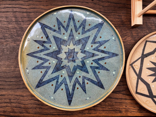 Large Ceramic Plate by Zoe Hardinge