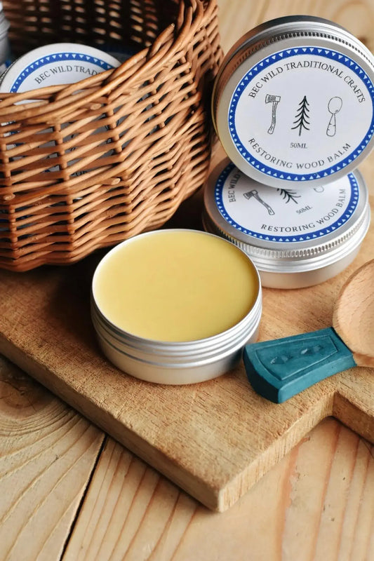 Natural Beeswax Wood Balm For Utensils And Chopping Boards