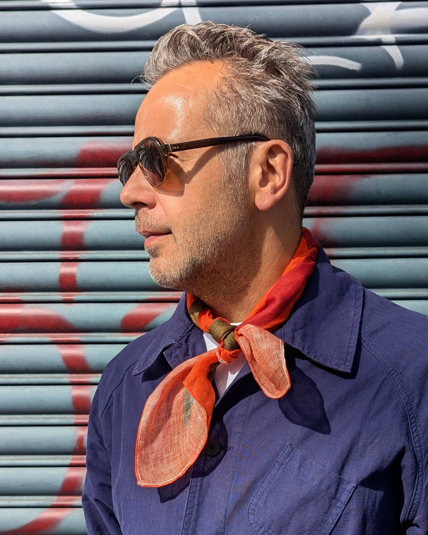 Linen Scarf by Irregular Sleep Pattern (Marmalade)