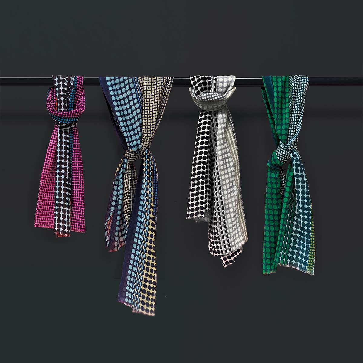 Margo Selby Fine Wool Scarf (Elsa)