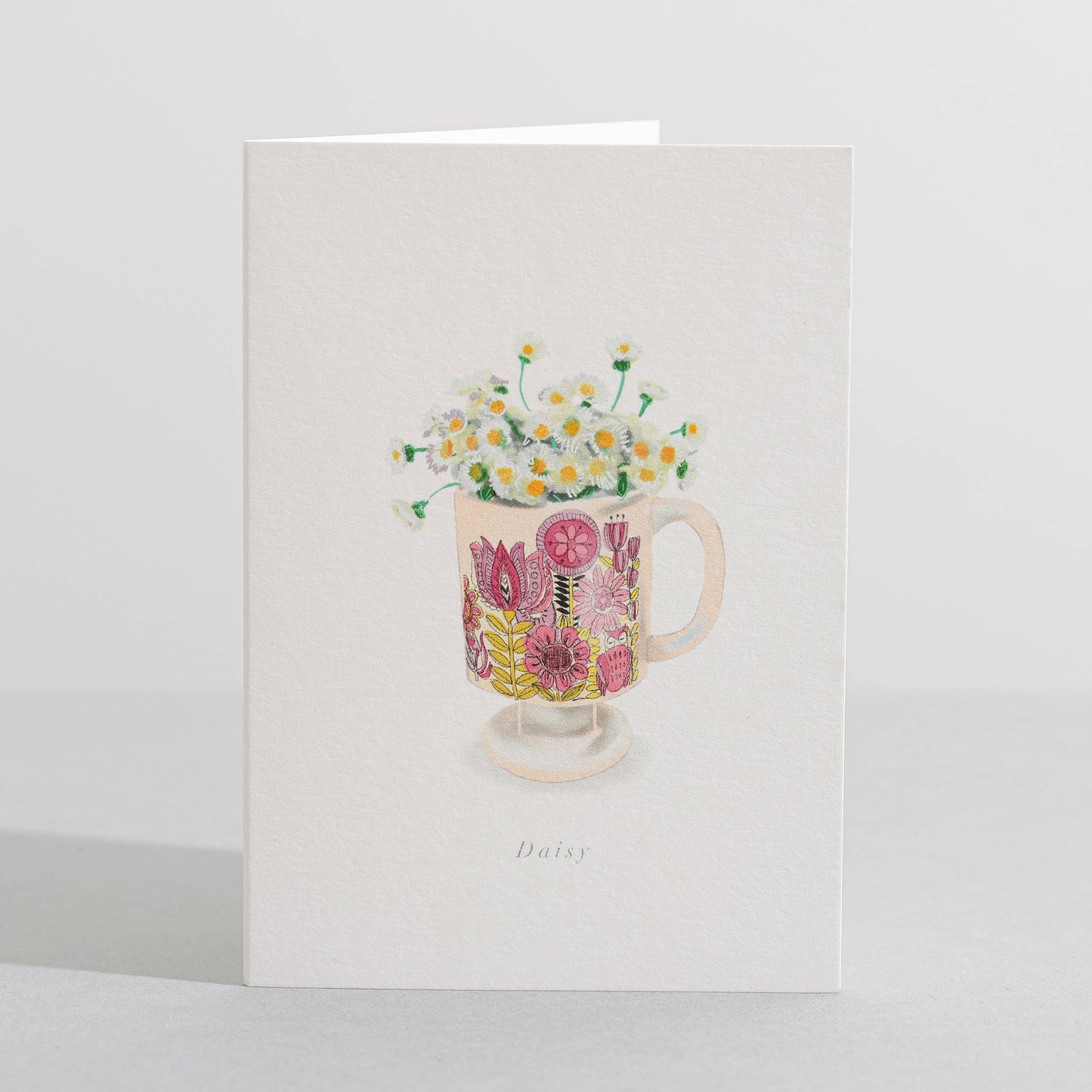 Daisy Botanical Flower Eco Mini Card by Sara Sayer