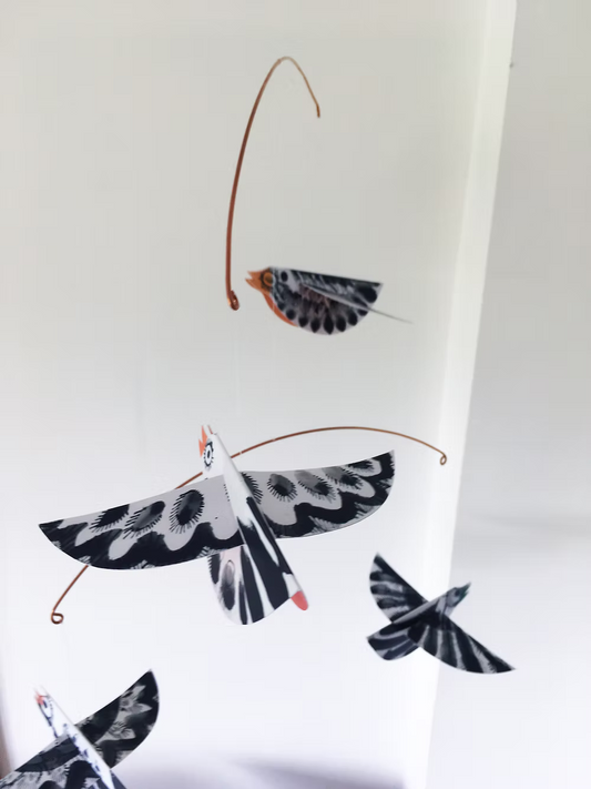 Paper Hanging Mobile by Esther Kent