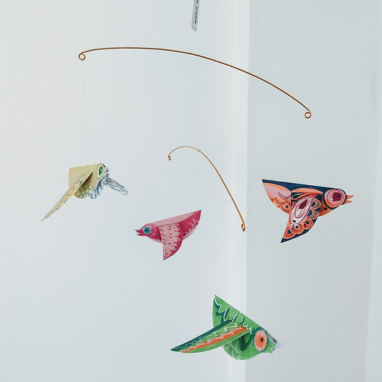 Paper Hanging Mobile by Esther Kent