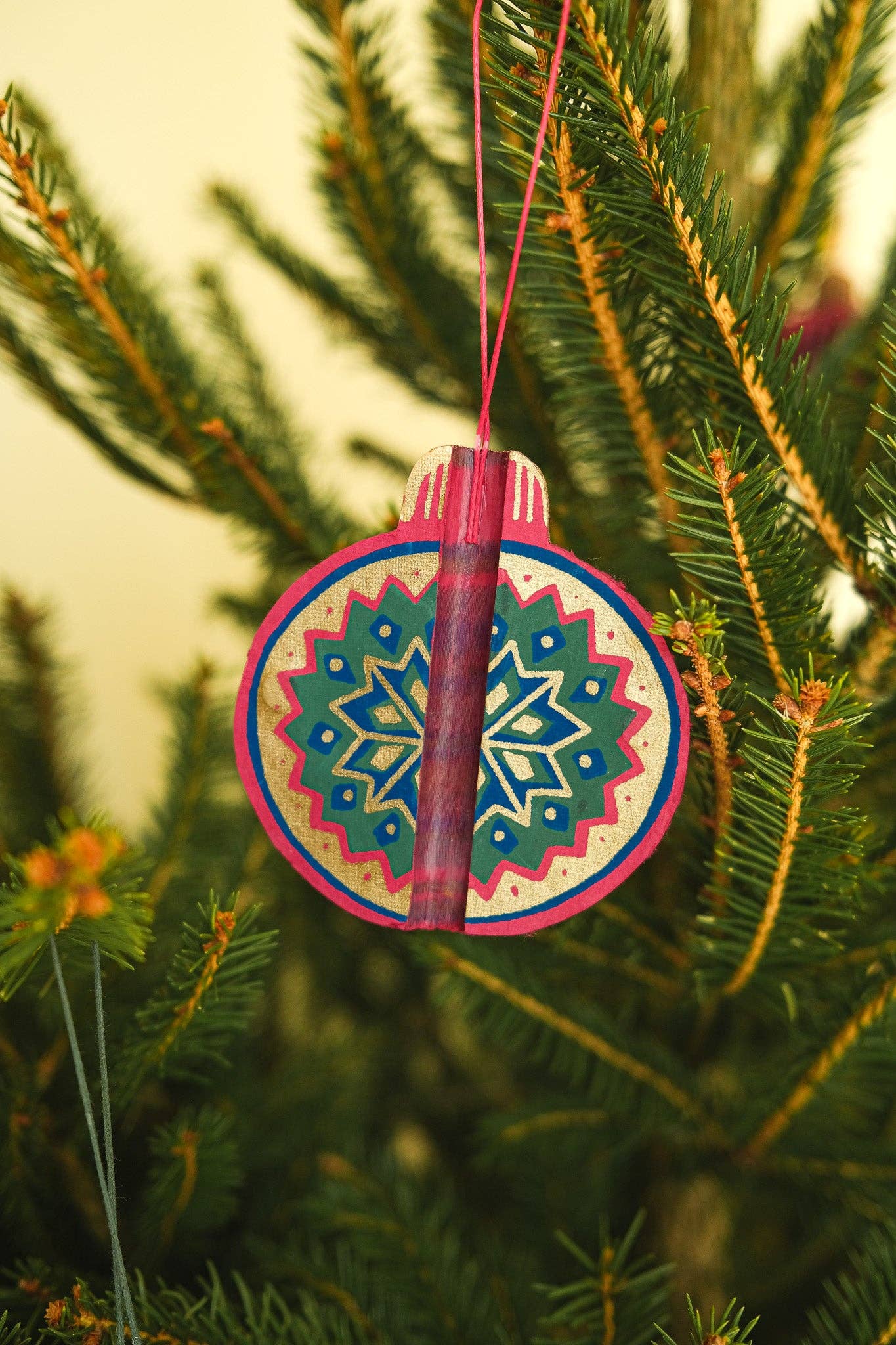 Pink Bauble Honeycomb