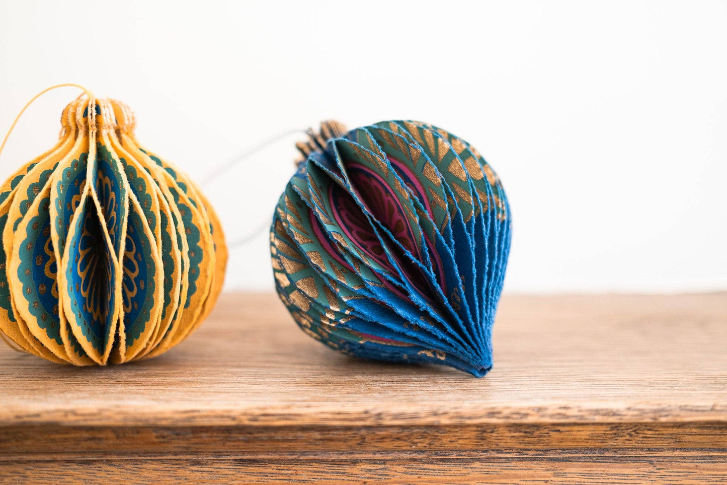 Blue Bauble Honeycomb