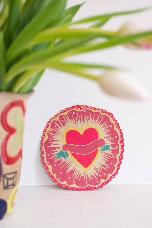 Ribbon Heart Card by East End Press